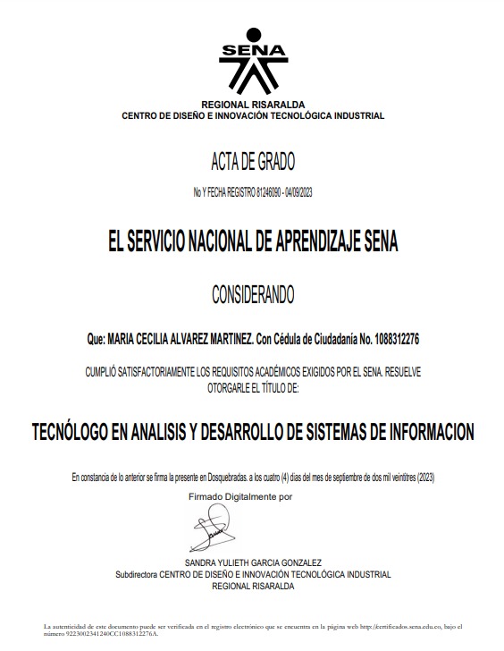 Certificate 1