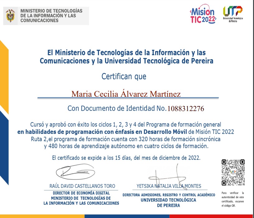 Certificate 2