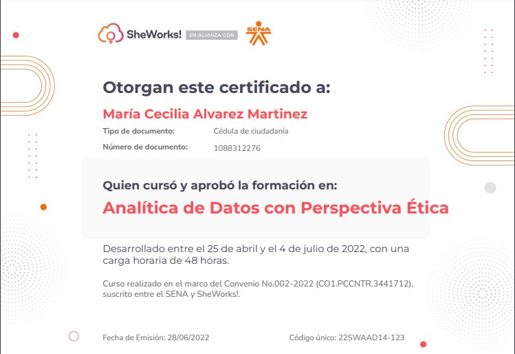 Certificate 3